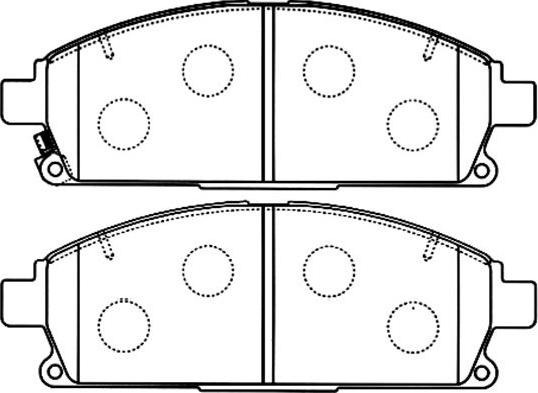 Kavo Parts BP-6568 - Тормозные колодки, дисковые, комплект unicars.by