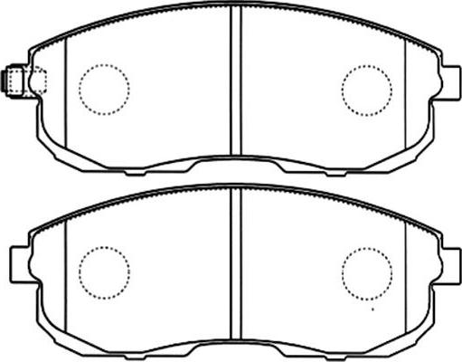 Kavo Parts BP-6567 - Тормозные колодки, дисковые, комплект unicars.by