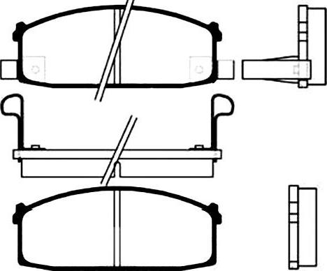 Kavo Parts BP-6509 - Тормозные колодки, дисковые, комплект unicars.by