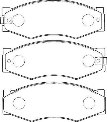 Kavo Parts BP-6506 - Тормозные колодки, дисковые, комплект unicars.by