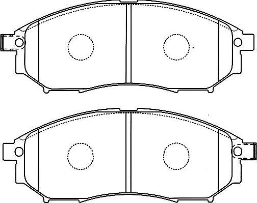 Kavo Parts BP-6583 - Тормозные колодки, дисковые, комплект unicars.by