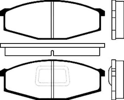 Kavo Parts BP-6537 - Тормозные колодки, дисковые, комплект unicars.by