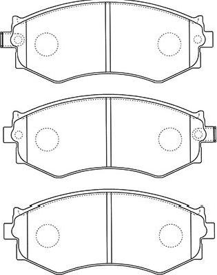 Kavo Parts BP-6604 - Тормозные колодки, дисковые, комплект unicars.by