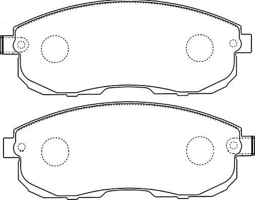 Kavo Parts BP-6602 - Тормозные колодки, дисковые, комплект unicars.by