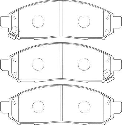 Kavo Parts BP-6620 - Тормозные колодки, дисковые, комплект unicars.by