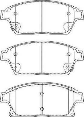 Kavo Parts BP-1020 - Тормозные колодки, дисковые, комплект unicars.by