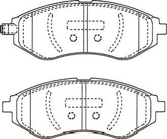 Kavo Parts BP-1021 - Тормозные колодки, дисковые, комплект unicars.by