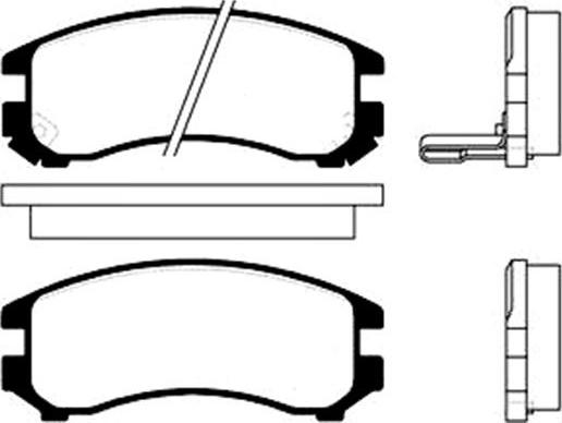 Kavo Parts BP-8503 - Тормозные колодки, дисковые, комплект unicars.by