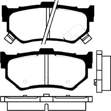 Valeo 597096 - Тормозные колодки, дисковые, комплект unicars.by