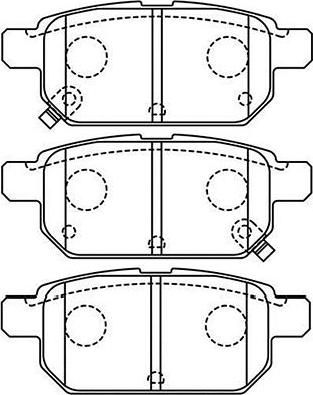 Kavo Parts BP-8532 - Тормозные колодки, дисковые, комплект unicars.by