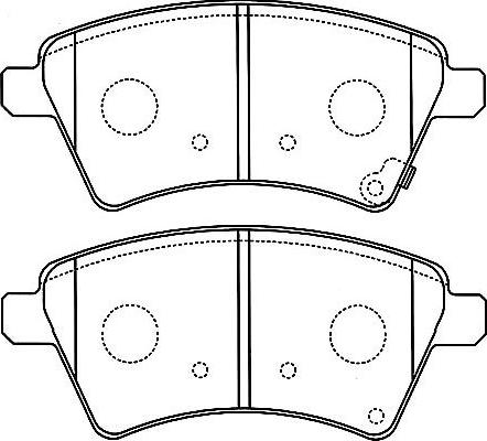 Kavo Parts BP-8529 - Тормозные колодки, дисковые, комплект unicars.by