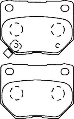 Kavo Parts BP-8015 - Тормозные колодки, дисковые, комплект unicars.by