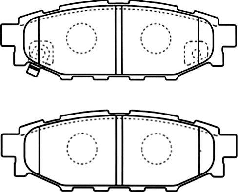 Kavo Parts BP-8021 - Тормозные колодки, дисковые, комплект unicars.by