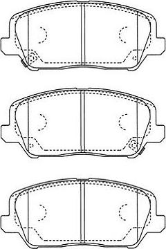 Kavo Parts BP-3049 - Тормозные колодки, дисковые, комплект unicars.by