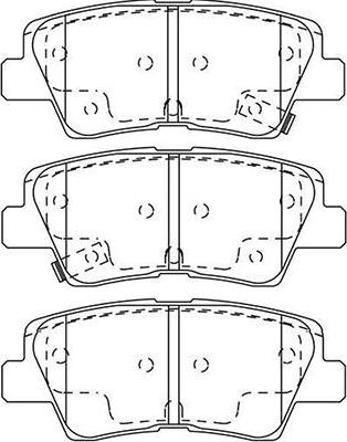 GEELY 4050047600 - Тормозные колодки, дисковые, комплект unicars.by