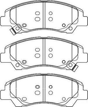 Kavo Parts BP-3052 - Тормозные колодки, дисковые, комплект unicars.by