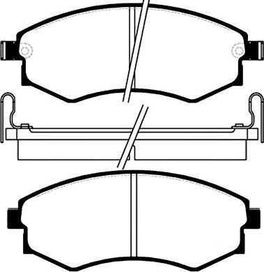 Kavo Parts BP-3003 - Тормозные колодки, дисковые, комплект unicars.by