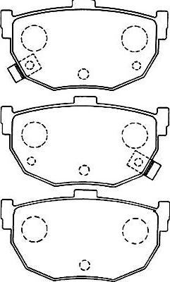 Kavo Parts BP-3017 - Тормозные колодки, дисковые, комплект unicars.by