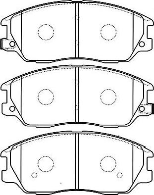 Kavo Parts BP-3030 - Тормозные колодки, дисковые, комплект unicars.by