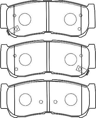 Kavo Parts BP-3033 - Тормозные колодки, дисковые, комплект unicars.by