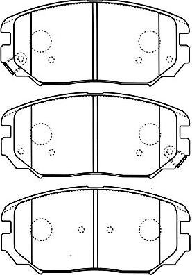 Kavo Parts BP-3029 - Тормозные колодки, дисковые, комплект unicars.by