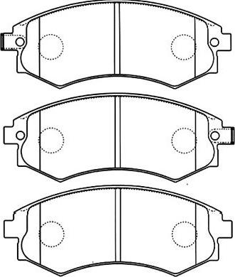 Kavo Parts BP-3025 - Тормозные колодки, дисковые, комплект unicars.by