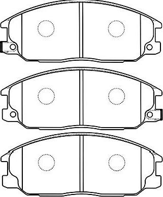 Kavo Parts BP-3028 - Тормозные колодки, дисковые, комплект unicars.by