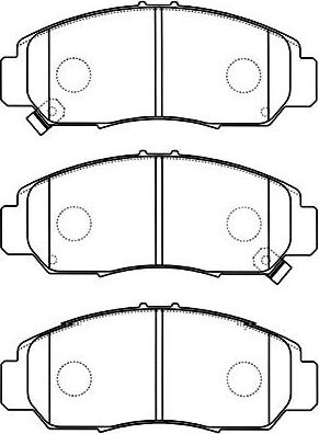 Kavo Parts BP-2047 - Тормозные колодки, дисковые, комплект unicars.by