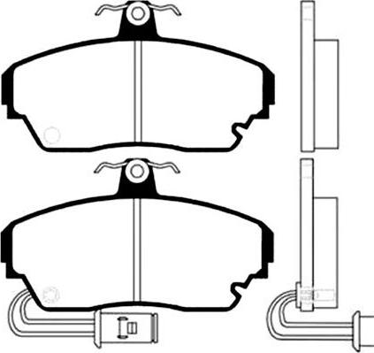 Kavo Parts BP-2009 - Тормозные колодки, дисковые, комплект unicars.by