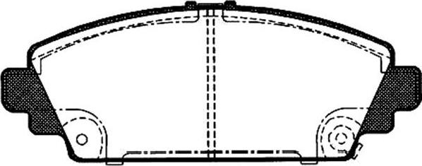 Triscan 414-1601 - Тормозные колодки, дисковые, комплект unicars.by