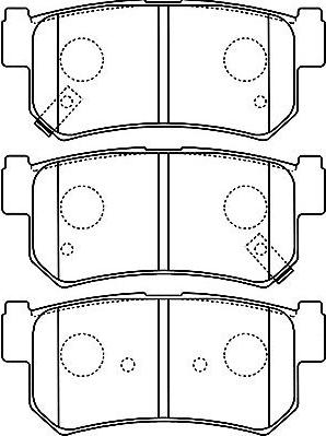 Kavo Parts BP-7503 - Тормозные колодки, дисковые, комплект unicars.by