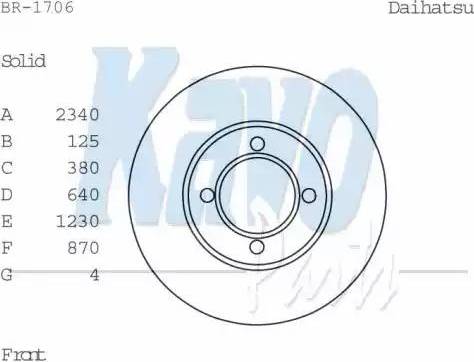 Japanparts DI-247 - Тормозной диск unicars.by