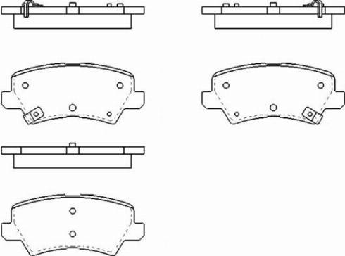 Kavo Parts KBP-4581 - Тормозные колодки, дисковые, комплект unicars.by