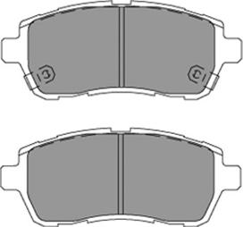 FTE 9002054 - Тормозные колодки, дисковые, комплект unicars.by