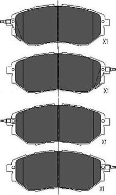 Kavo Parts KBP-8020 - Тормозные колодки, дисковые, комплект unicars.by