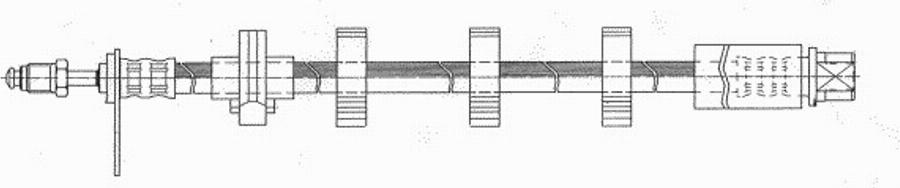 Kawe 511685 - Тормозной шланг unicars.by