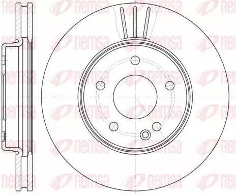 Kawe 6495 10 - Тормозной диск unicars.by