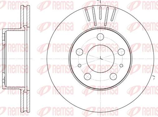 Kawe 6409 10 - Тормозной диск unicars.by