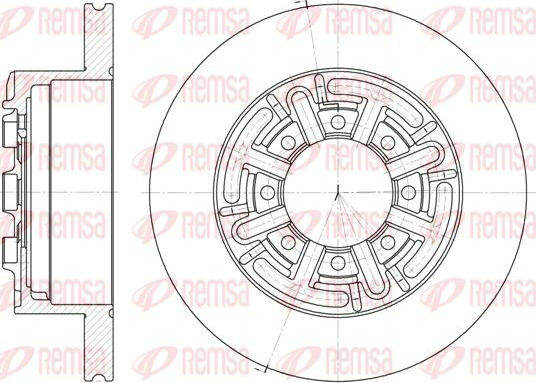 Kawe 6420 00 - Тормозной диск unicars.by