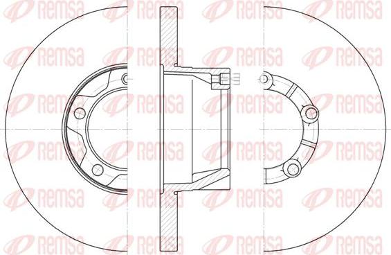 Kawe 6543 00 - Тормозной диск unicars.by