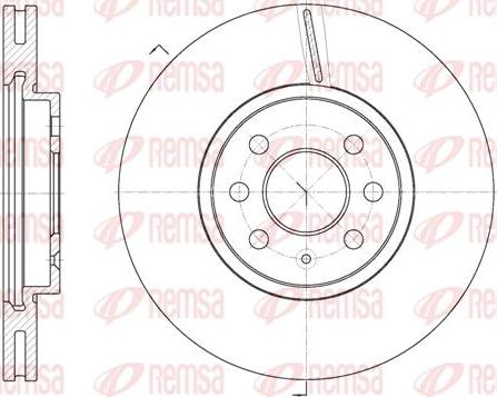 Kawe 6685 10 - Тормозной диск unicars.by