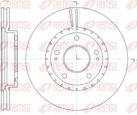 Kawe 61434 10 - Тормозной диск unicars.by