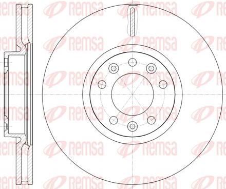 Kawe 61472 10 - Тормозной диск unicars.by