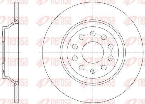 Kawe 61587 00 - Тормозной диск unicars.by