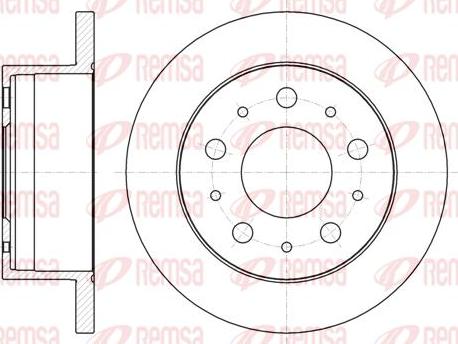 Kawe 61056 00 - Тормозной диск unicars.by