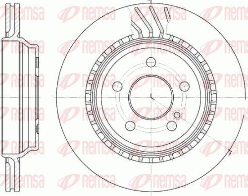 Kawe 61072 10 - Тормозной диск unicars.by