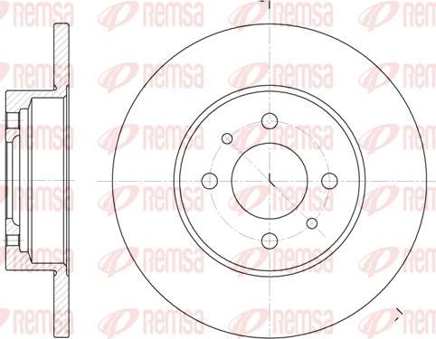 Kawe 6180 00 - Тормозной диск unicars.by