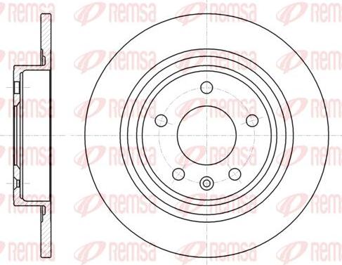 Kawe 61315 00 - Тормозной диск unicars.by