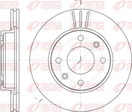 Kawe 6133 10 - Тормозной диск unicars.by