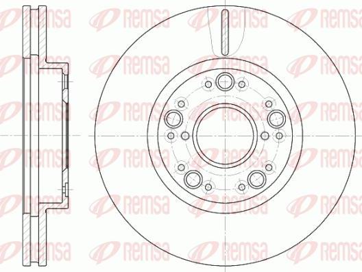 Kawe 61251 10 - Тормозной диск unicars.by